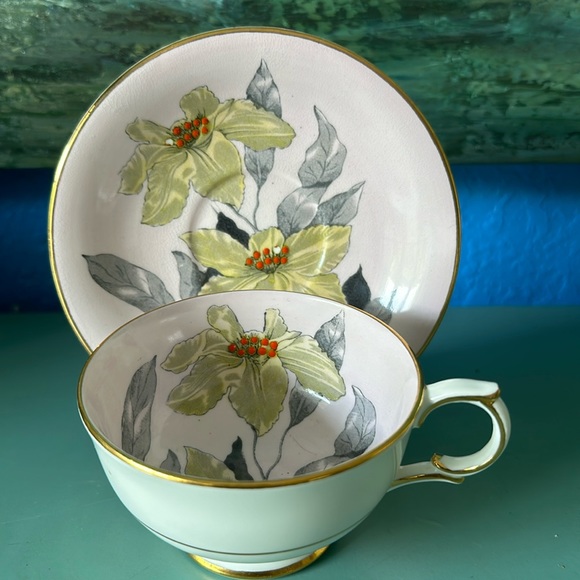 #Vintage Windsor Floral Fine Bone China Teacup and Saucer - Picture 1 of 9